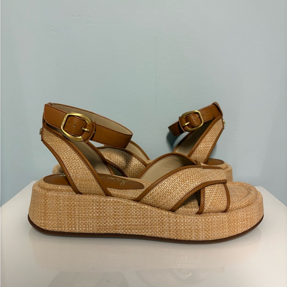 sam edelman women’s nylie platform ankle strap sandal | size 10 - Picture 2 of 8
